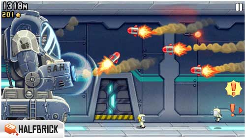 لعبة Jetpack Joyride بمراحل جديدة أكثر تشويقا