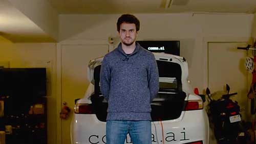 الشاب Geohot مطور الجيلبريك: يكشف عن سيارته ذاتية القيادة