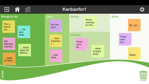 تطبيق Kanbanfor1 لإدارة المهام والمواعيد