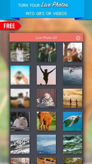 تطبيق Live Photo Gif لتحويل صورك إلى Gif أو فيديو - عرض محدود