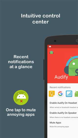 تطبيق Audify Notification Reader لعرض الإشعارات المهمة