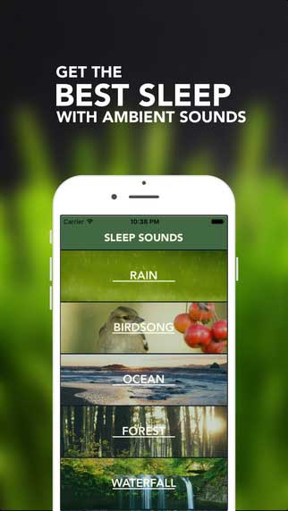تطبيق Sleep Maker - أصوات طبيعية لنوم هادئ