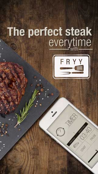 تطبيق FRYY - دليلك لطبخ شريحة لحم بطريقة مميزة