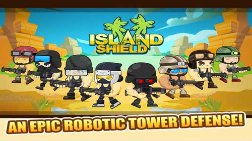 لعبة Island Shield : قم بالدفاع عن جزيرتك وحمايتها - للأيفون والأندرويد