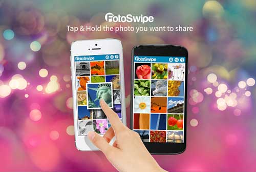 تطبيق FotoSwipe لنقل الصور بين الأندرويد والأيفون - مجانا