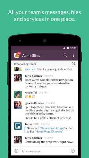 تطبيق Slack لإدارة فرق العمل والتواصل بين الأعضاء