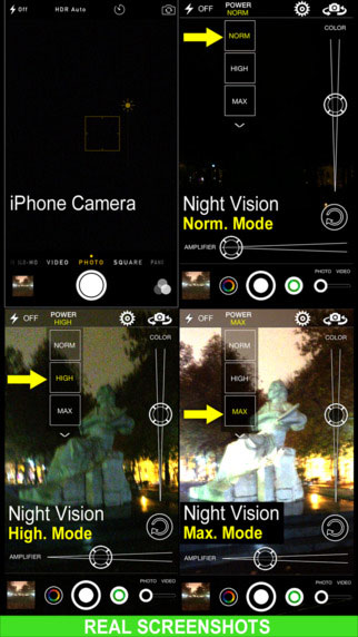 تطبيق Night Vision Camera للتصوير في الظلام