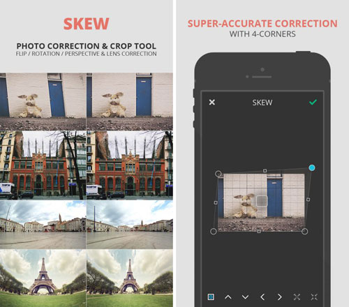 تطبيق SKEW لتعديل وتصحيح حالة الصور