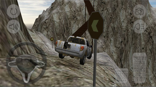 لعبة درب الخطر - لقيادة السيارات القوية على الجبال الصعبة
