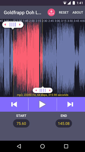 تطبيق Ring Maker: MP3 Editor لإنشاء نغماتك الخاصة