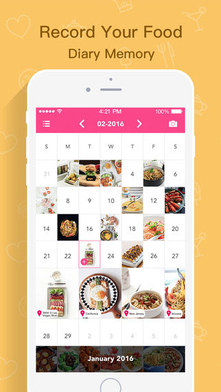 تطبيق My Food Diary 365 لتسجيل صور المأكولات يوميا