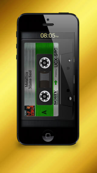 تطبيق Cassette Gold مشغل صوتيات يحاكي الكاسيت