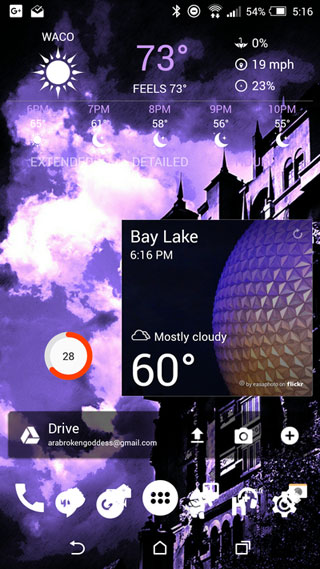 تطبيق Yahoo Weather لمعرفة حالة الطقس