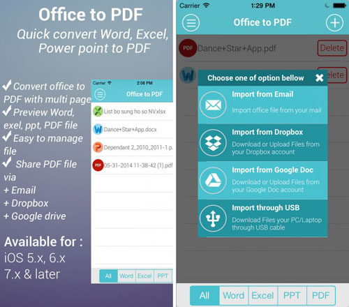 تطبيق Office to PDF Pro لتحويل ملفات Word إلى PDF مع مزايا كثيرة