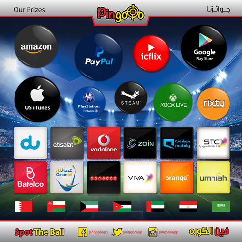 تطبيق PingoOo - فرصتك للحصول على جوائز قيمة يوميا
