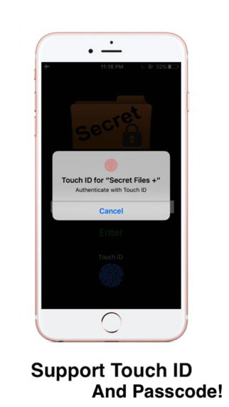 تطبيق Secret Files + لحماية الصور والملاحظات بالبصمة