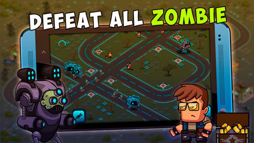 لعبة Cyborg Zombie Defence الاستراتيجية - قوية مثيرة وبسيطة في اللعب