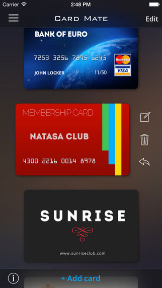 تطبيق Card Mate Pro لحفظ البطاقات المهمة في مكان واحد
