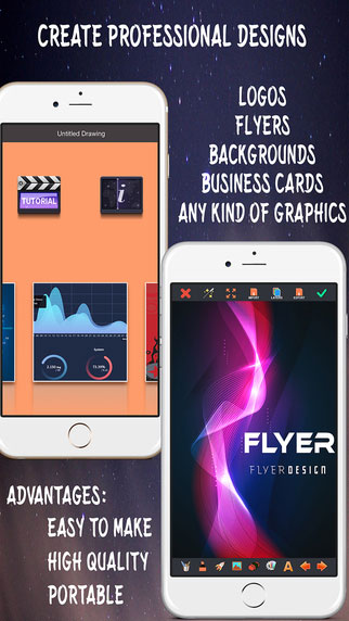 تطبيق Create Flyers & Logos لتصميم شعارك وبطاقاتك بنفسك – عرض خاص