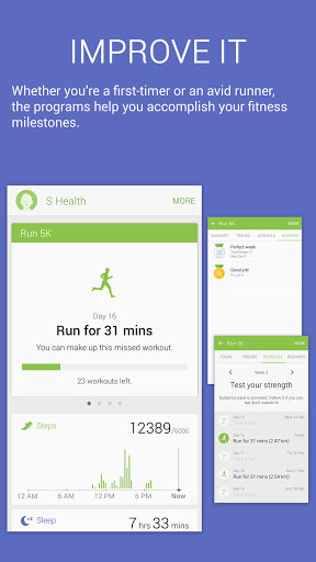 تحديث تطبيق S Health من سامسونج للنشاطات الرياضية