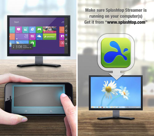 تطبيق Gesture Touchpad for Win8 للتحكم في حاسوبك بالايفون