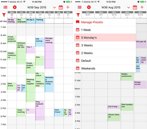 تطبيق Week Calendar Pro مميز لإدارة مواعيدك