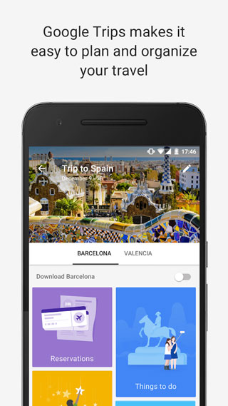 تطبيق Google Trips لتنظيم الرحلات والأسفار بطريقة ذكية