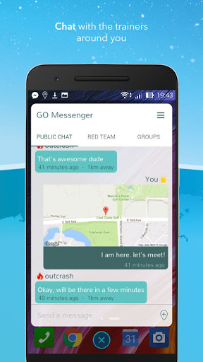 تطبيق Messenger for Pokemon GO للتواصل بين لاعبي البوكيمون