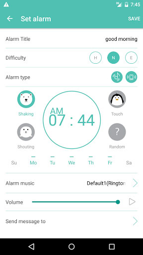 تطبيق Shake-it Alarm منبه بمزايا كثيرة مفيدة يوميا