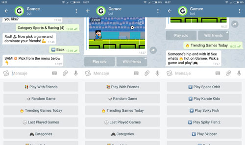 تحديث تطبيق Telegram لدعم تشغيل الألعاب مباشرة أثناء الدردشة