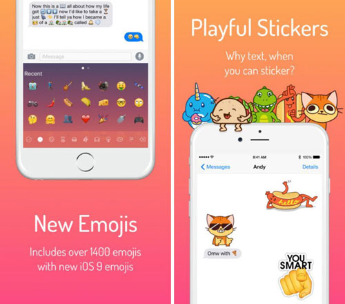 تطبيق Next Emoji للحصول على إيموجي لتطبيق اي-مسج