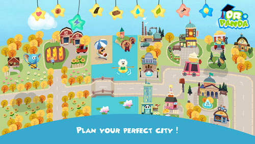 تطبيق Hoopa City لتعليم الأطفال عناصر المدن