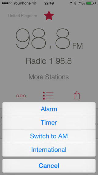 تطبيق RadioApp لتشغيل الراديو على الأيفون