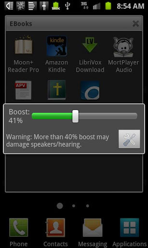 تطبيق Speaker Boost لزيادة صوت مكبر صوت الهاتف