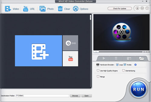 برنامج WinX HD Video Converter Deluxe لتحويل وتحرير مقاطع الفيديو