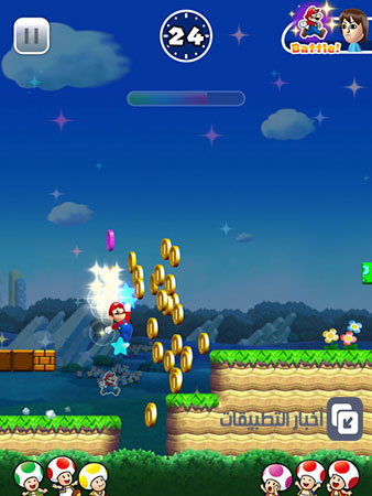 لعبة Super Mario Run الجديدة - نجاح منقطع النظير على أجهزة الآيفون و الآيباد !