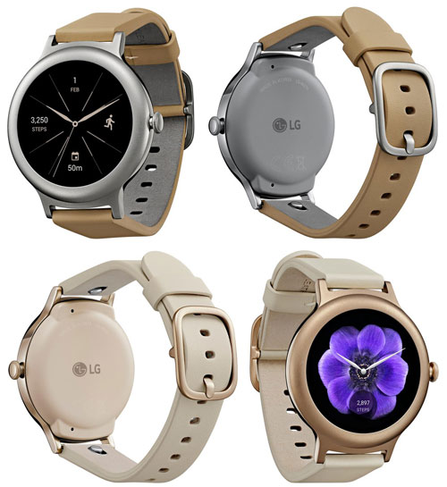 تسريب صور ساعة LG Watch Style باللون الذهبي والفضي