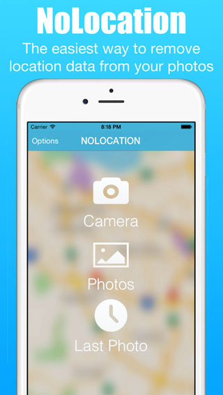 تطبيق NoLocation لحذف مكان التقاط الصور من تفاصيلها