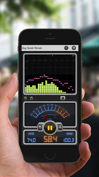 تطبيق Decibel 10th لمعرفة شدة الصوت في الأمكنة
