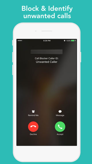 تطبيق Call Blocker لحظر الاتصالات المزعجة والمجهولة