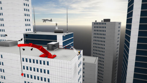 لعبة Stickman Base Jumper 2 تحدي القفز في المدينة