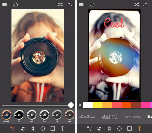 تطبيق Pixagram لتحرير وتعديل الصور