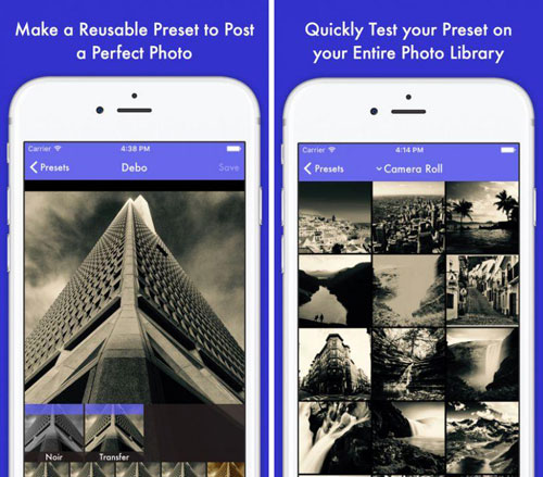 تطبيق Preset لتحرير وتعديل الصور 