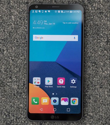 مميزات هاتف LG G6 : الشاشة