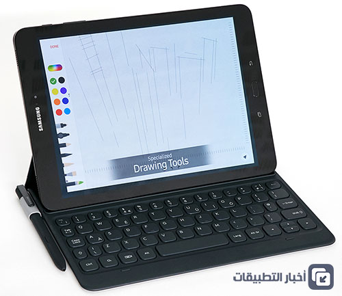Samsung Galaxy Tab S3 - لوحة المفاتيح