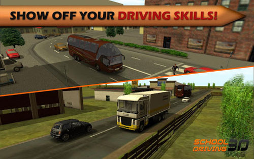 لعبة School Driving 3D لتعليم القيادة باحترافية