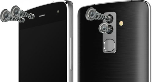 شركة alcatel تكشف عن هاتف Flash مع كاميرا مزدوجة من الخلف والأمام