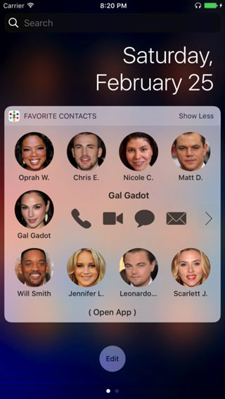 تطبيق Favourite Contacts - للوصول السريع إلى جهات الاتصال المفضلة