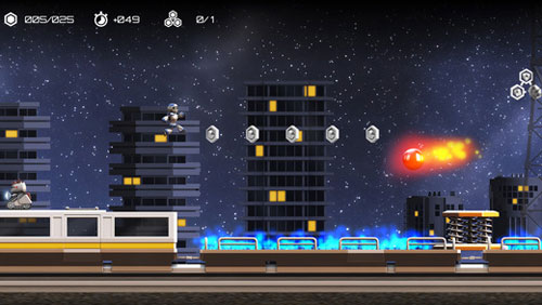 لعبة Atom Run قم بمساعدة الروبوت