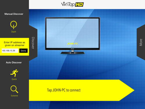 تطبيق WiTop HD للتحكم في حاسوبك من خلال الآيباد 